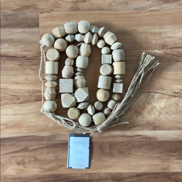 Threshold Decorative Wooden Bead Garland - Picture 13 of 16